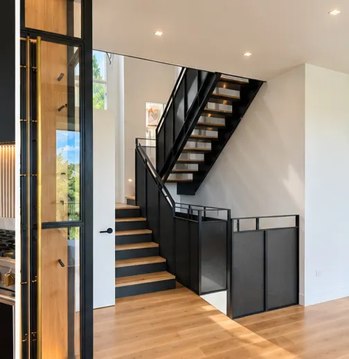 Staircase and entry