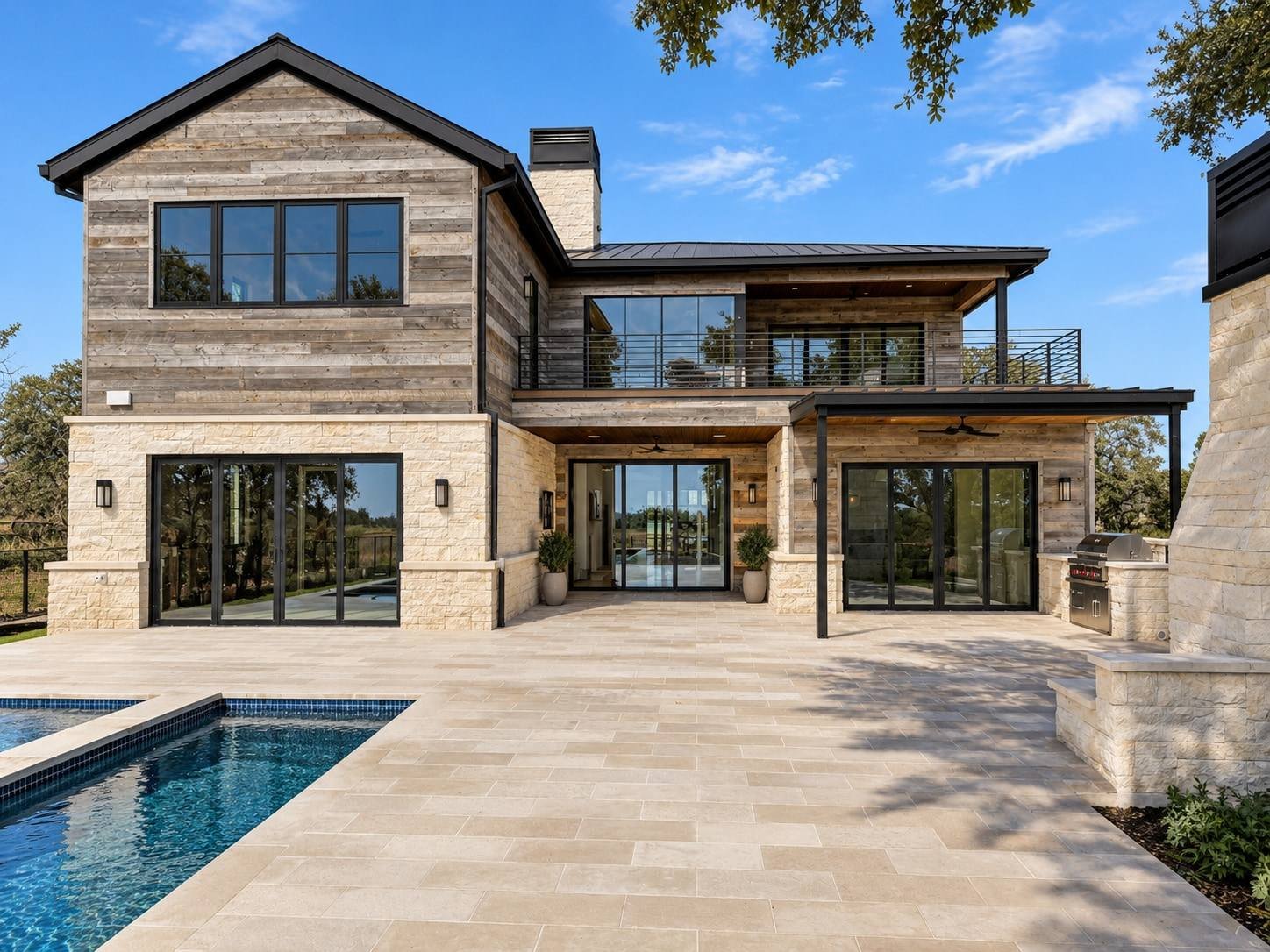 Driftwood Ranch, rear elevation (concept rendering)
